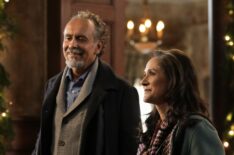 Bernard White and Sakina Jaffrey in 'Ghosts' Season 4