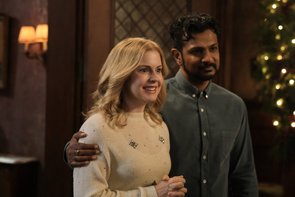 Rose McIver and Utkarsh Ambdukar in 'Ghosts' Season 4