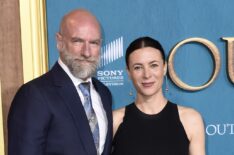 Graham McTavish and Garance Doré attend the Starz Premiere event for 'Outlander' Season 5 at Hollywood Palladium on February 13, 2020 in Los Angeles, California.