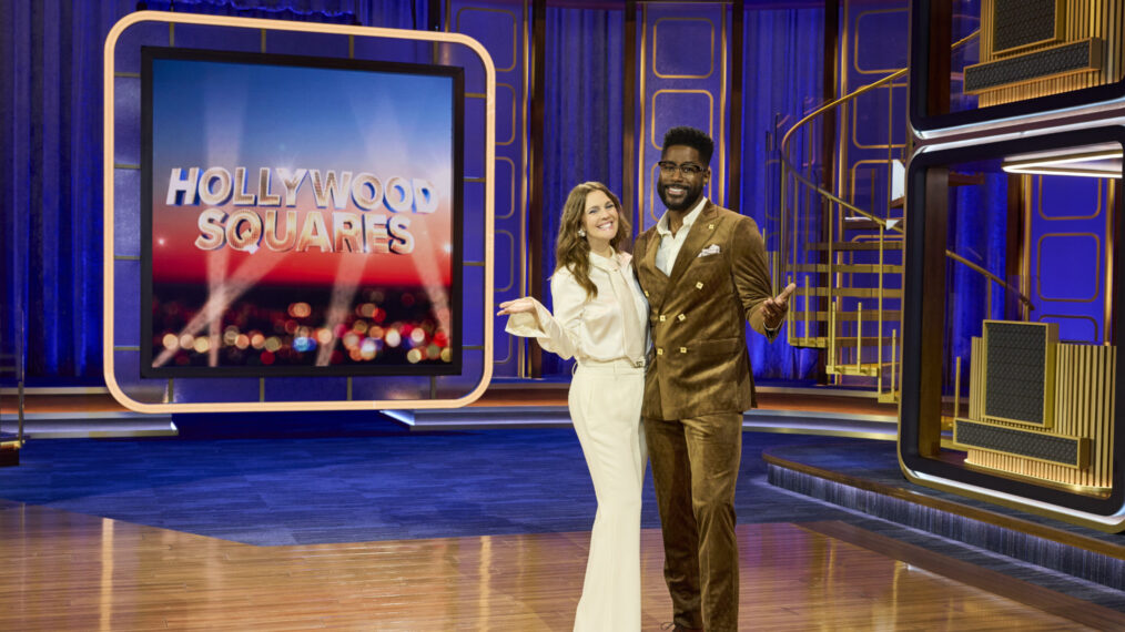 Drew Barrymore and Nate Burleson of 'Hollywood Squares'