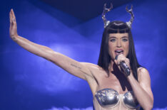 Katy Perry performing during iHeartRadio Jingle Ball 2024