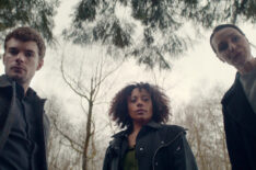 Rosalind Eleazar, Charlie Hamblett, and Catherine Ayers in 'Missing You' Season 1 Episode 1