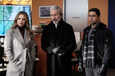 Katrina Law as NCIS Special Agent Jessica Knight, Gary Cole as NCIS Special Agent Alden Parker, and Wilmer Valderrama as NCIS Special Agent Nicholas “Nick” Torres — 'NCIS' Season 22 Episode 9 'Humbug'