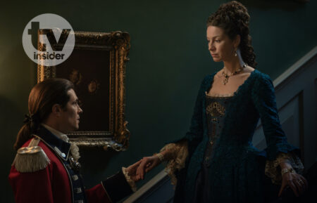 David Berry as Lord John Grey and Caitriona Balfe as Claire — 'Outlander' Season 7 Episode 11
