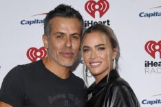 Edwin Arroyave and Teddi Mellencamp arrive at the 2022 iHeartRadio Music Festival at T-Mobile Arena on September 23, 2022 in Las Vegas, Nevada.