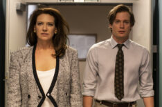 Anna Torv as Helen, Sam Reid as Dale in The Newsreader