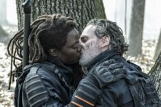 Andrew Lincoln as Rick Grimes, Danai Gurira as Michonne in 'The Walking Dead: The Ones Who Live'