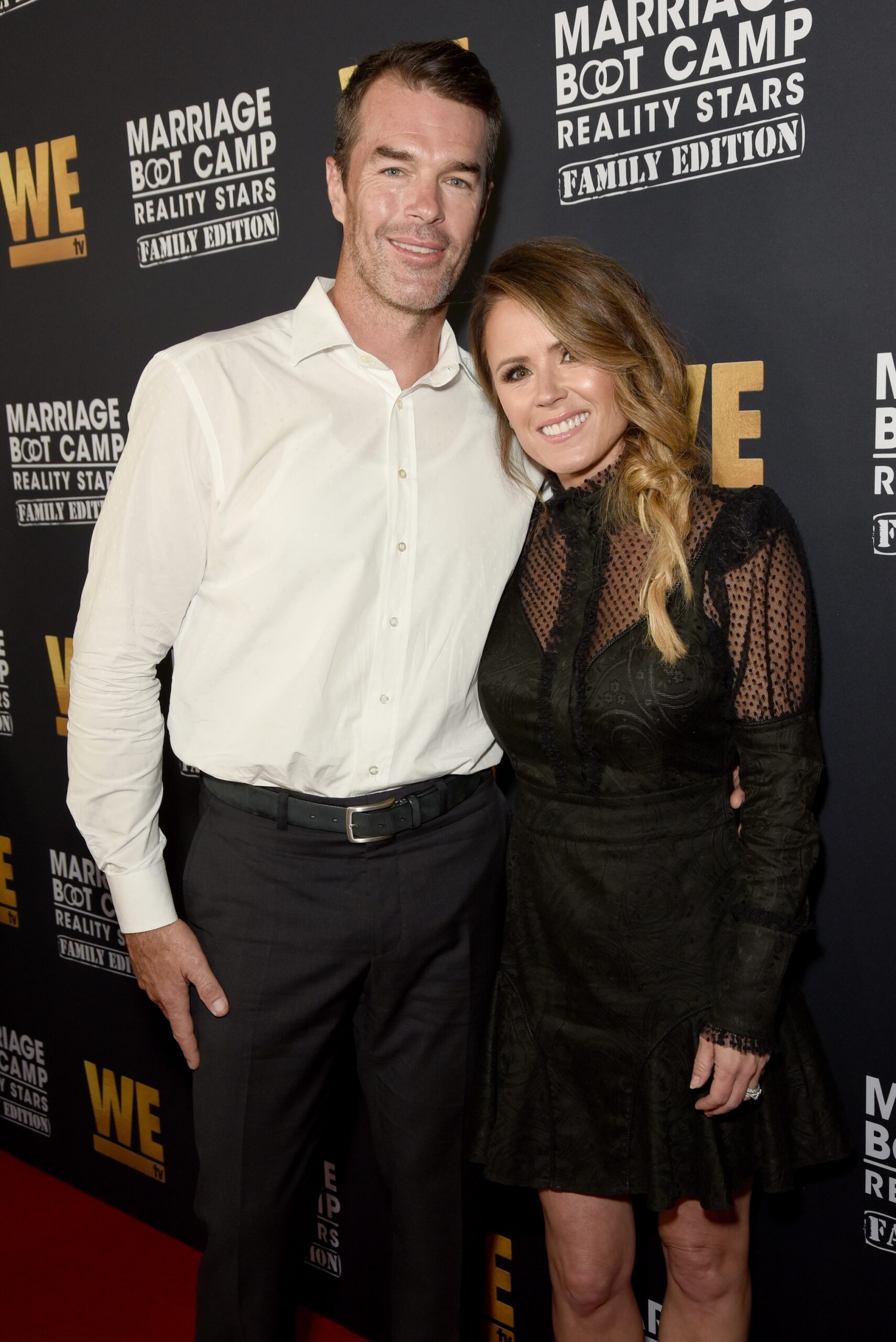 Ryan Sutter and Trista Sutter attend WE tv Celebrates The 100th Episode Of The 