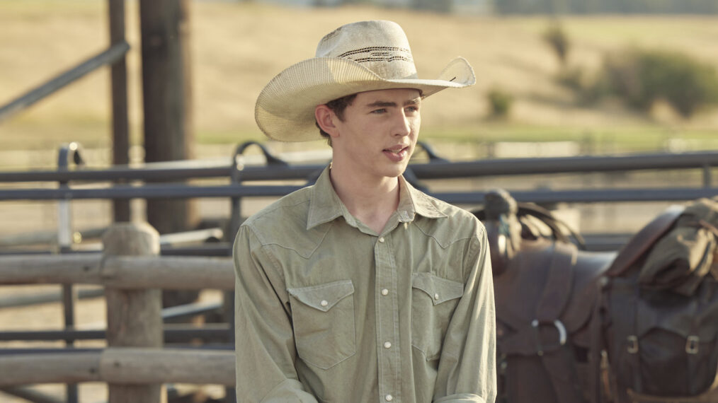 Finn Little as Carter in 'Yellowstone' Season 5 Episode 8