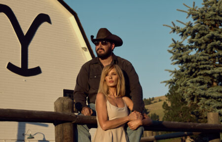 Cole Hauser as Rip Wheeler and Kelly Reilly as Beth Dutton in 'Yellowstone'