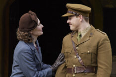 Mrs. Hall (Anna Madeley) and Tristan Farnon (Callum Woodhouse) in 'All Creatures Great and Small' Season 5 Episode 3 - 'Homecoming'