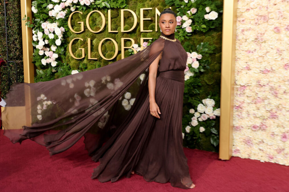 Ariana DeBose attends the 82nd Annual Golden Globe Awards at The Beverly Hilton on January 05, 2025