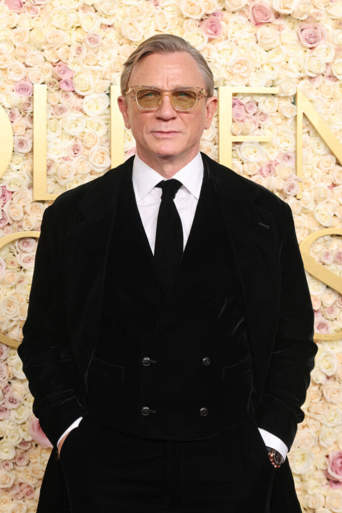 Daniel Craig attends the 82nd Annual Golden Globe Awards at The Beverly Hilton on January 05, 2025