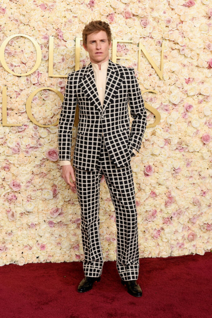 Eddie Redmayne attends the 82nd Annual Golden Globe Awards at The Beverly Hilton on January 05, 2025