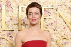 Emma Stone attends the 82nd Annual Golden Globe Awards at The Beverly Hilton on January 05, 2025