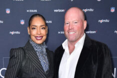 Gina Torres and Kevin Wright attend La Cena: Las Vegas (Super Bowl LVIII) on February 10, 2024 in Las Vegas, Nevada.