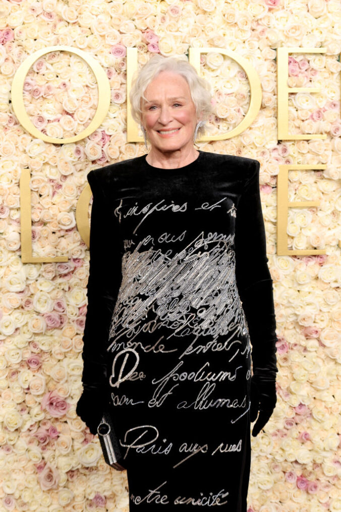 Glenn Close attends the 82nd Annual Golden Globe Awards at The Beverly Hilton on January 05, 2025