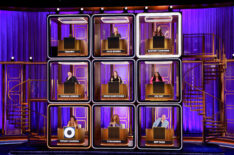 Triumph, Julie Bowen, Whitney Cummings, Thomas Lennon, Co-Host Drew Barrymore, Ms. Pat, Tiffany Haddish, Tyra Banks and Jeff Ross in Hollywood Squares