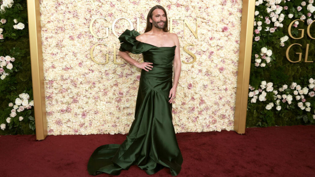 Jonathan Van Ness attends the 82nd Annual Golden Globe Awards at The Beverly Hilton on January 05, 2025 in Beverly Hills, California