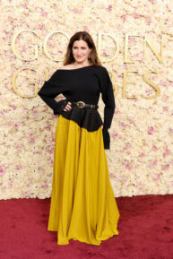 Kathryn Hahn attends the 82nd Annual Golden Globe Awards at The Beverly Hilton on January 05, 2025