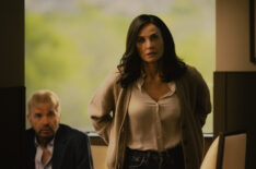 Bob Thornton as Tommy Norris and Demi Moore as Cami Miller in season 1, episode 10 of Landman