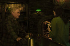 Alexandra Daddario as Dr. Rowan Fielding, Ted Levine as Julien Mayfair in 'Mayfair Witches' Season 2 Episode 5