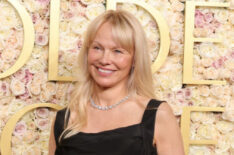 Pamela Anderson attends the 82nd Annual Golden Globe Awards at The Beverly Hilton on January 05, 2025