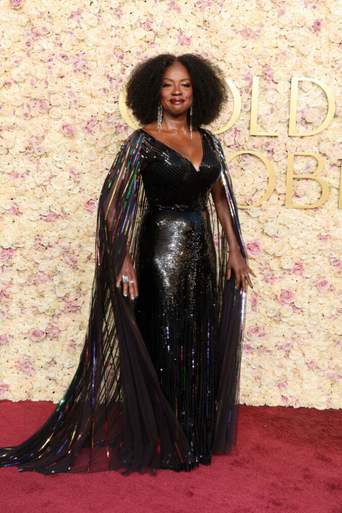 Viola Davis attends the 82nd Annual Golden Globe Awards at The Beverly Hilton on January 05, 2025