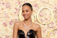 Zoe Saldana attends the 82nd Annual Golden Globe Awards at The Beverly Hilton on January 05, 2025
