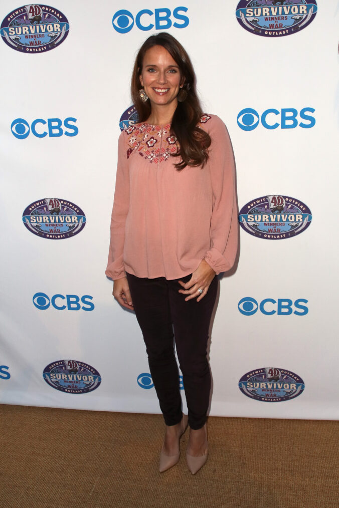 Amber Mariano attends the premiere of CBS' 