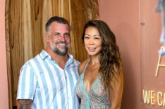 Luke Shantz and Stephanie Sitt portrait in the lobby at their renovated hotel in Jaco, Costa Rica, as seen on Betting on Paradise, Season 1