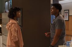 Ashleigh LaThrop as Dr. Ericka Kinney, Spence Moore II as Dr. Jacob Nash — 'Brilliant Minds' Season 1 Episode 11 'The Other Woman'