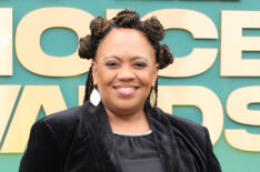 Chandra Wilson attends the 2024 People's Choice Awards at Barker Hangar on February 18, 2024 in Santa Monica, California.