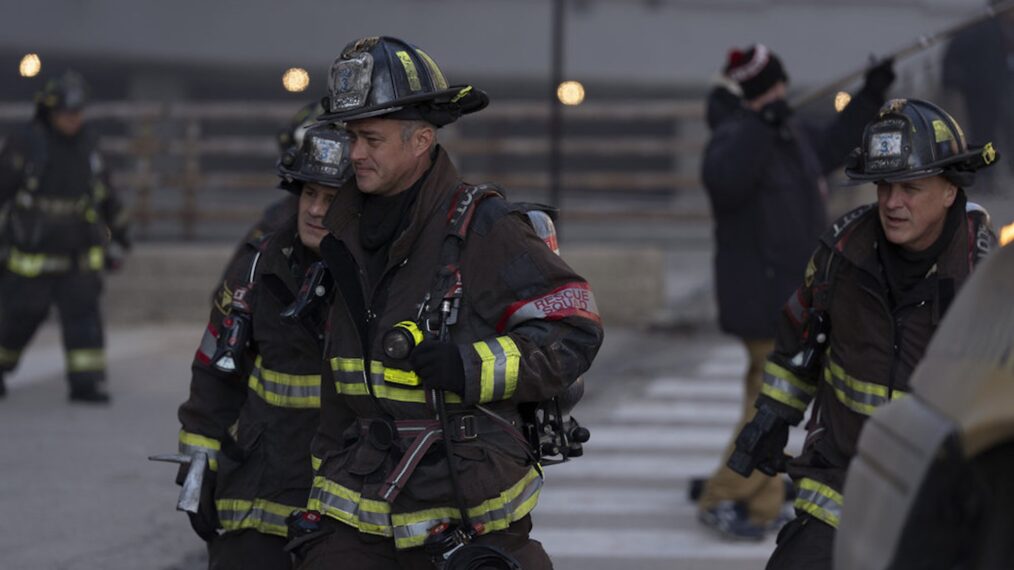Anthony Ferraris as Tony Ferraris, Taylor Kinney as Kelly Severide, Randy Flagler as Harold Capp — 'Chicago Fire' Season 13 Episode 11 