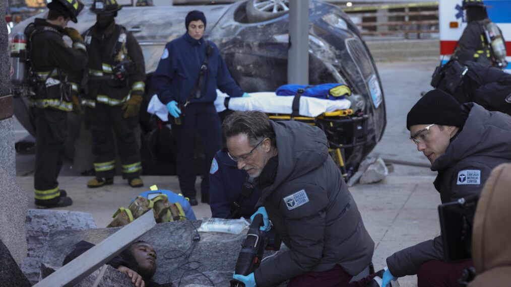 Steven Weber as Dr. Dean Archer, Darren Barnet as Dr. John Frost — 'Chicago Med' Season 10 Episode 11 