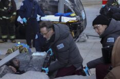 Steven Weber as Dr. Dean Archer, Darren Barnet as Dr. John Frost — 'Chicago Med' Season 10 Episode 11 'In the Trenches: Part 2'