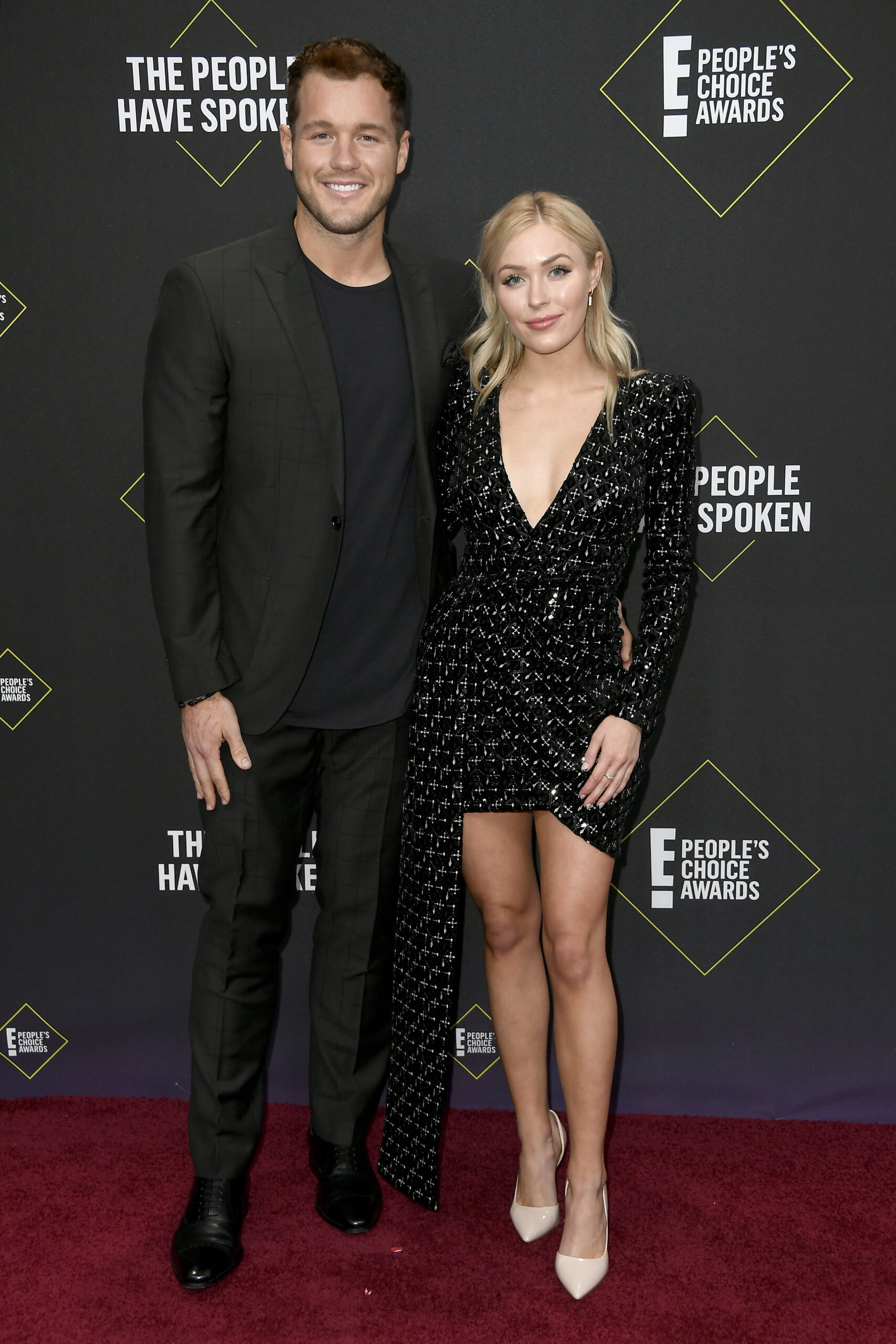 Colton Underwood and Cassie Randolph attend the 2019 E! People's Choice Awards