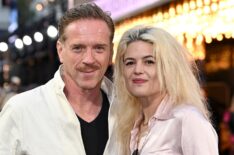 Damian Lewis and Alison Mosshart attend the UK Premiere of 'Lee' at the Odeon Luxe Leicester Square on September 03, 2024 in London, England.