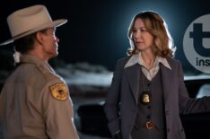 Zahn McClarnon and Jenna Elfman in 'Dark Winds' Season 3