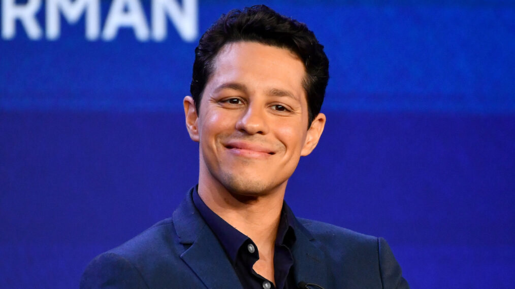 David Del Rio speaks onstage at the 'Matlock' Presentation at the 2024 TCA Summer Press Tour