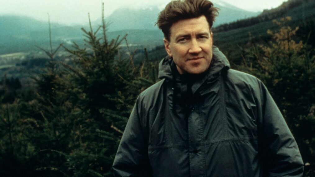 David Lynch behind the scenes of 'Twin Peaks'