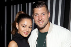 Demi-Leigh Nel-Peters and Tim Tebow attend DIRECTV Super Saturday Night 2019 at Atlantic Station on February 2, 2019 in Atlanta, Georgia.