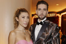 Dichen Lachman and Maximilian Osinski attend the 29th Annual Screen Actors Guild Awards at Fairmont Century Plaza on February 26, 2023 in Los Angeles, California.