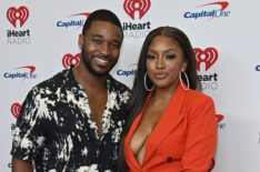 Ralph Pittman and Drew Sidora arrive at the 2022 iHeartRadio Music Festival at T-Mobile Arena on September 23, 2022 in Las Vegas, Nevada.