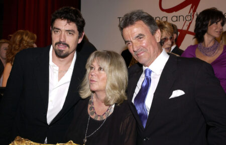 Actor Eric Braeden, his wife Dale and their son Christian celebrate Braeden's 25th anniversary playing legendary character Victor Newman on 