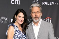 Michelle Knapp and Gary Cole attend a salute to the NCIS universe celebrating 'NCIS' 'NCIS: Los Angeles' and 'NCIS: Hawai'i' during the 39th Annual PaleyFest LA at Dolby Theatre on April 10, 2022 in Hollywood, California.