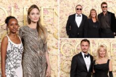 Angelina Jolie, Glen Powell & More Stars Who Made the Golden Globes 2025 a Family Affair