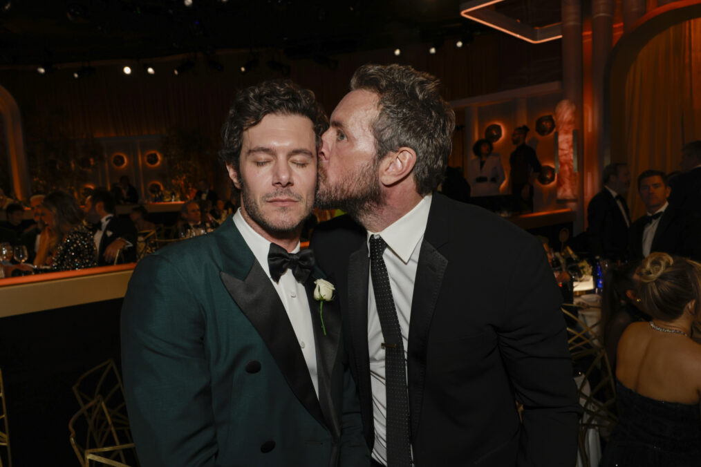 Adam Brody and Dax Shepard - Golden Globes 2025