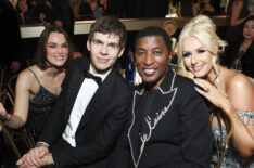 Keira Knightley, James Righton, Babyface and Rika Tischendorf - 2025 Golden Globes