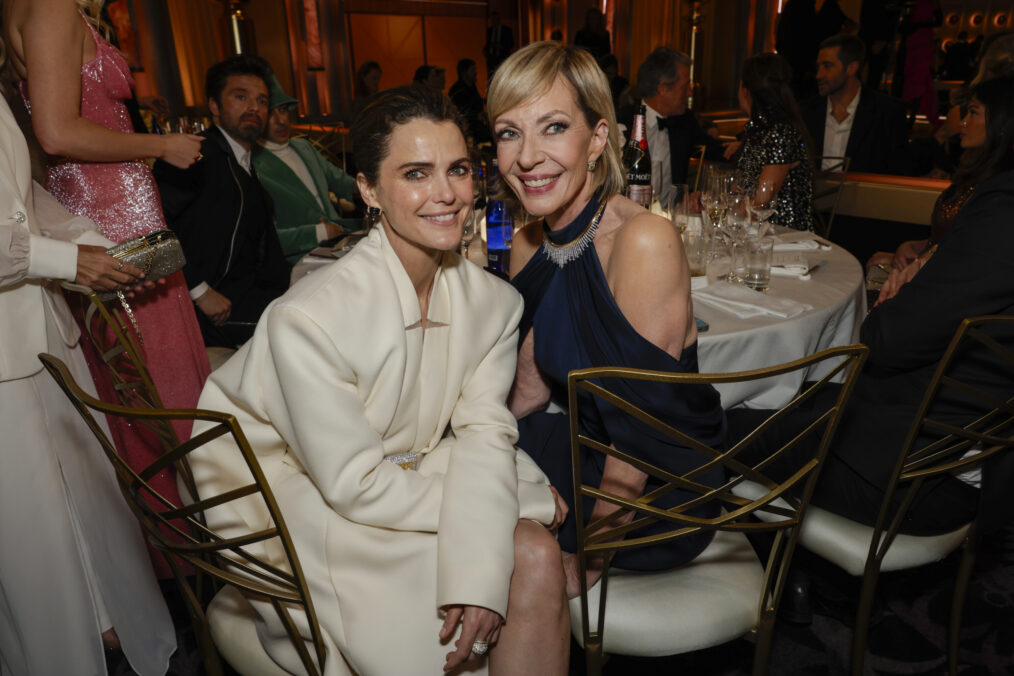 Keri Russell and Allison Janney - Golden Globes 2025